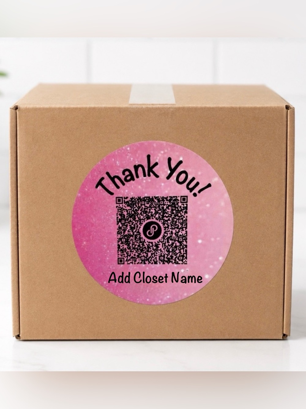 Customized Stickers with QR Code-100ct.